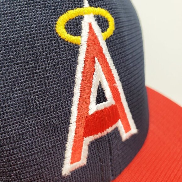 California Angels Vintage Snapback Hat MLB Authentic Baseball Cap ANNCO NWOT - Picture 6 of 13